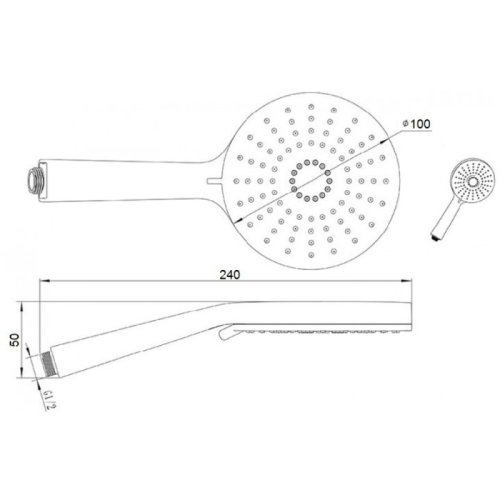 Ручной душ Q-tap 06 (QT06L)