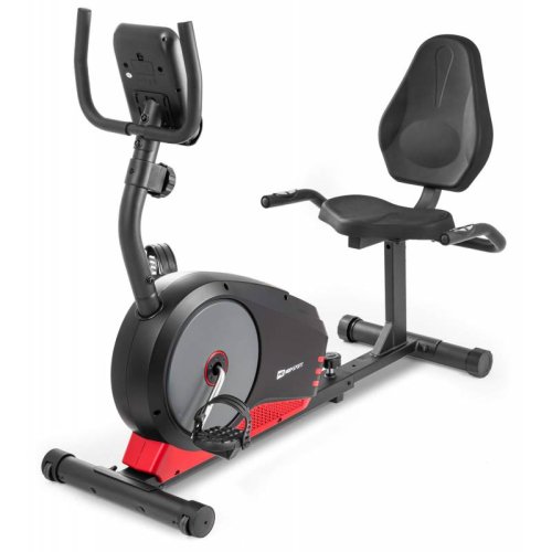 Горизонтальный велотренажер Hop-Sport HS-040L Root Black/Red model 2020