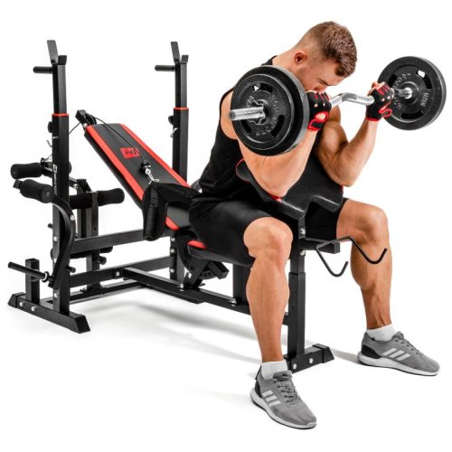 Лавка тренувальна Hop-Sport HS-1075 з партою Скотта