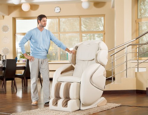 Массажное кресло Casada Hilton2 (бежевое)