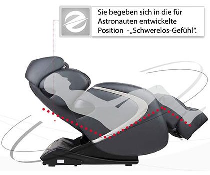 Массажное кресло Casada Hilton2 (бежевое)