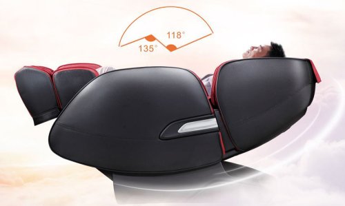 Массажное кресло Casada AlphaSonic II (gray-red) Limited Edition2018