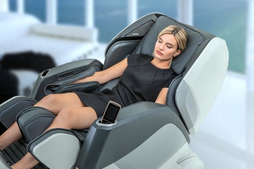 Массажное кресло Casada Aura Grey White