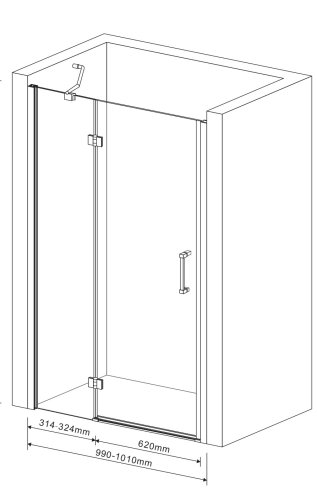 Душевые двери Eger 599-701
