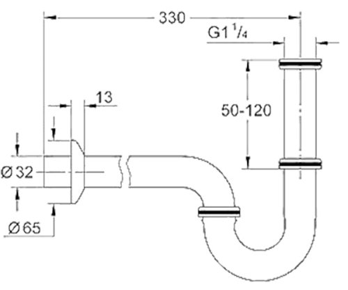 Сифон для биде Grohe 28961000