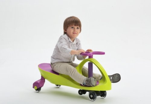 Смарткар KIDIGO Smart Car GREEN+PURPLE (полиуретан. колеса)