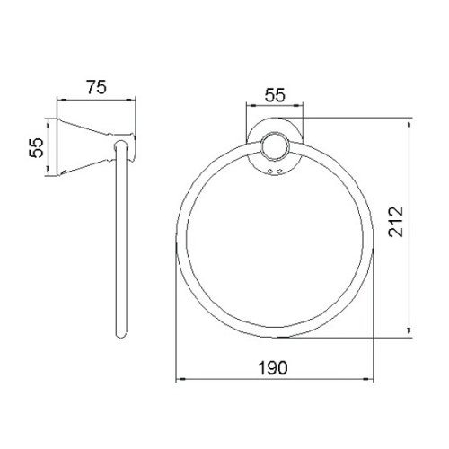 Полотенцедержатель Imprese Podzima Ledove ZMK01170128