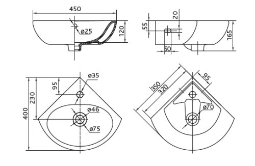 Умывальник Kolo Runa L82735000
