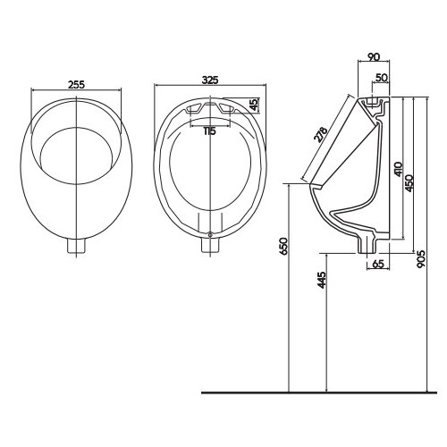Писсуар Kolo Nova Top Pico K2601100U