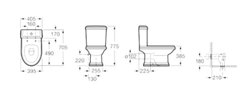 Бачок Roca America A341495000