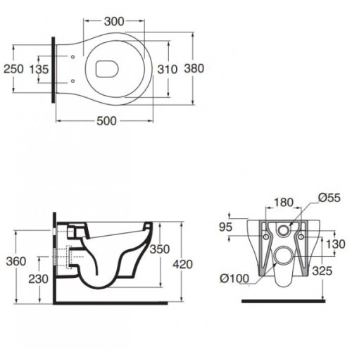 Крышка+сидение Azzurra Vera VER1848TIF shiny white