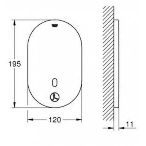 Смеситель скрытого монтажа Grohe Eurosmart Cosmopolitan 36415000
