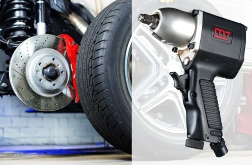 Пневмогайковерт Mighty Seven NC-0615M0 + Набор головок