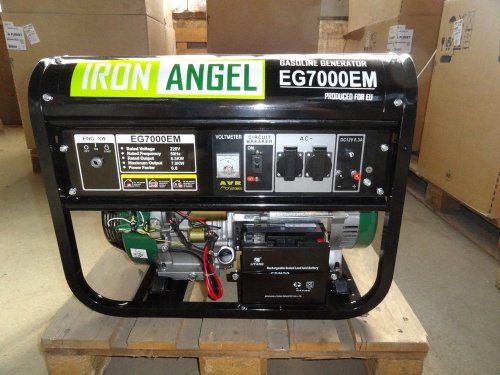 Бензиновый генератор Iron Angel EG 7000 EM ATS