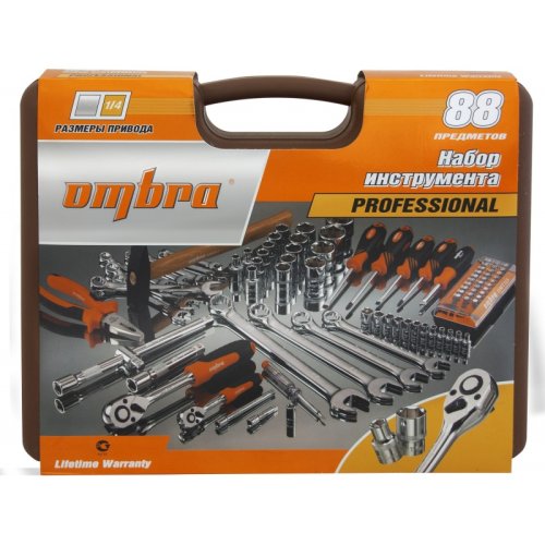 Набор инструментов OMBRA OMT88S (88 предметов)