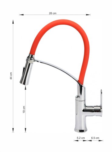 Змішувач для кухні FALA FLEXIBLE-2 75677