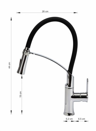 Змішувач для кухні FALA FLEXIBLE-2 75675