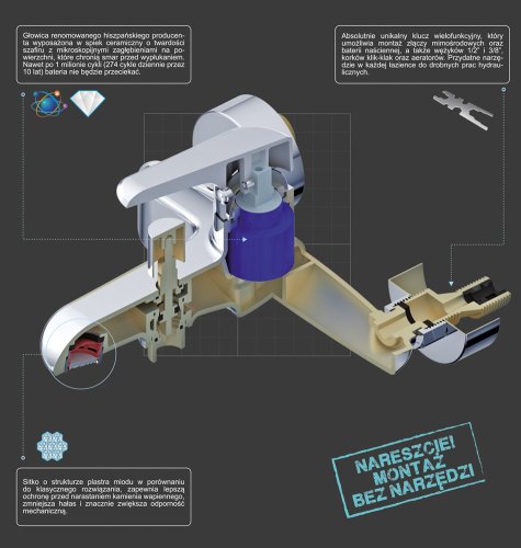 Смеситель для ванной FALA Alicante 75772