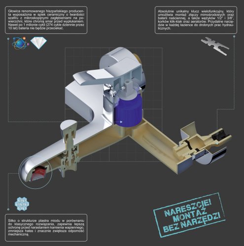 Смеситель для ванной FALA Soria 75762