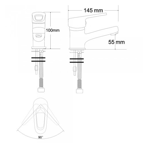 Набор смесителей Rozzy Jenori Narciz Z100-1-9A