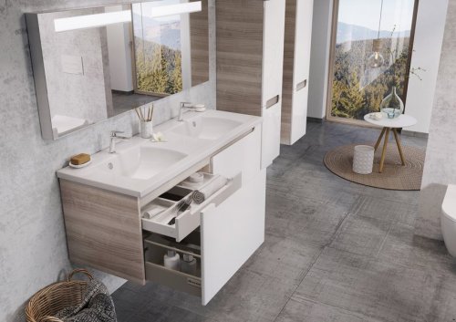 Тумба под умывальник Ravak SD-1300 Classic Латте/Белый (X000000943)