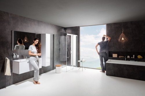 Душевая кабина Ravak Matrix MSDPS-110/80 L полированный алюминий+Transparent (0WLD4C00Z1)