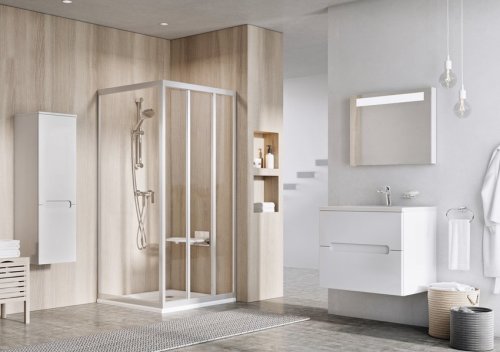 Неподвижная стенка Ravak Supernova APSS-80 белый+Pearl (9404010211)