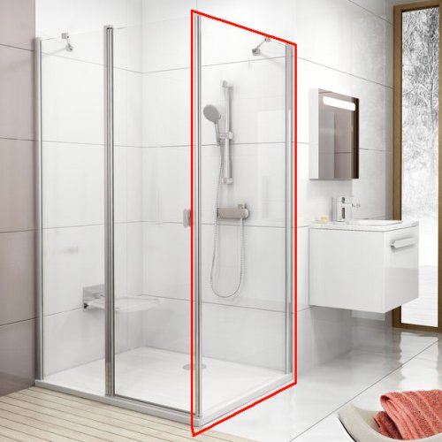 Нерухома стінка Ravak Chrome CPS-90 білий + Transparent (9QV70100Z1)