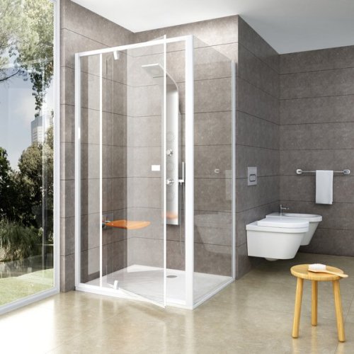 Неподвижная стенка Ravak Pivot PPS-90 белый+Transparent (90G70100Z1)