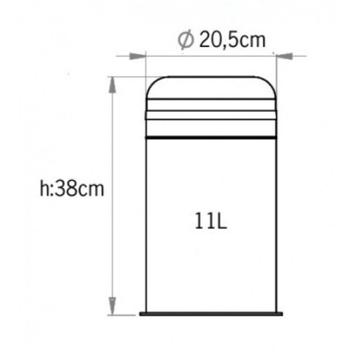 Ведро для мусора EFOR 802