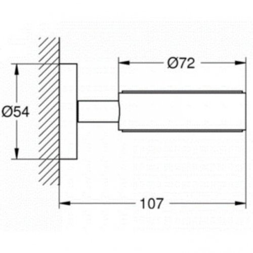 Держатель для стакана или мыльницы Grohe Essentials 40369001