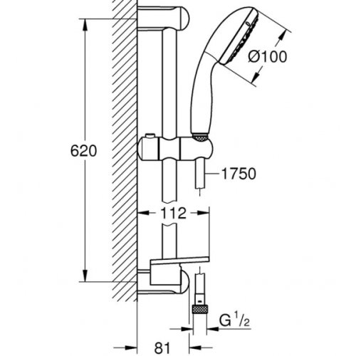 Душовий набір Grohe New Tempesta 28593002