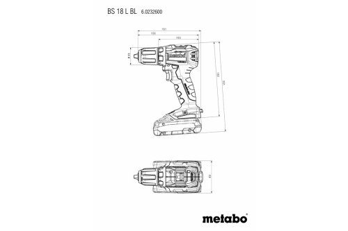 Аккумуляторный шуруповерт Metabo BS 18 L BL