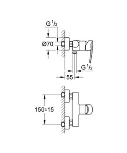 Смеситель Grohe Wave 32287000