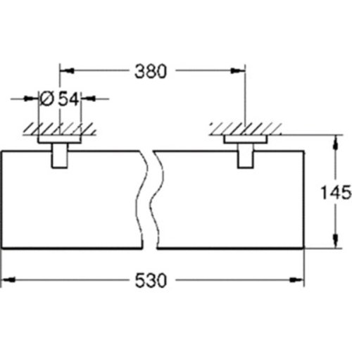 Полка Grohe Essentials 40799001