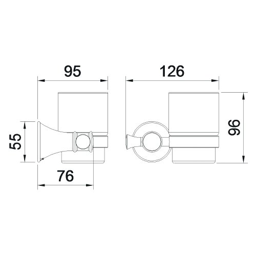 Стакан для зубных щеток Imprese Podzima Zrala ZMK02170823