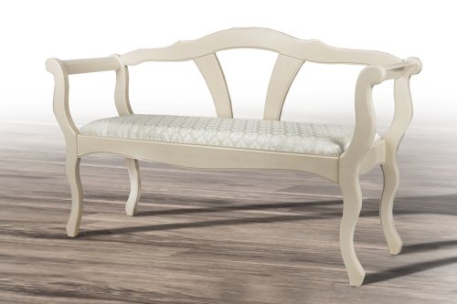 Лавка МІКС-меблі Джокер зі спинкою емаль / Avilla 2/2