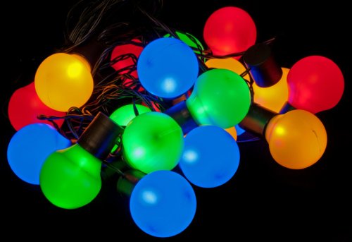 Гирлянда новогодняя Anna's Collection Декоративные лампочки 15м мультицвет