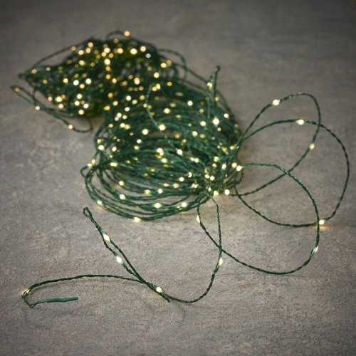 Гирлянда Luca Lighting Струна зеленая 33м холодный белый