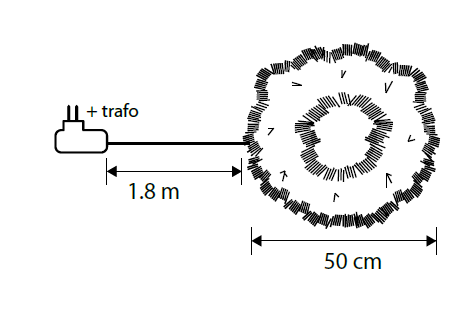 Гирлянда Luca Lighting Moritz 50см мультицвет