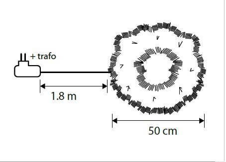 Гирлянда Luca Lighting Highland 50см мультицвет