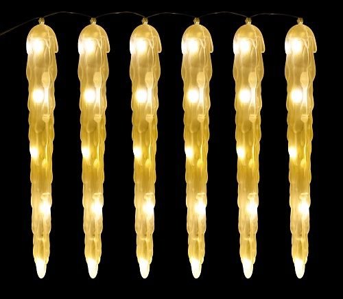 Гирлянда Luca Lighting Сосульки новогодние 2,76м теплый белый