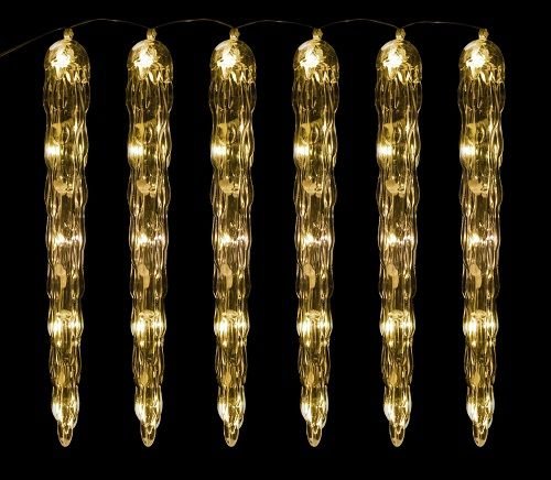 Гирлянда Luca Lighting Сосульки новогодние 2,76м теплый белый