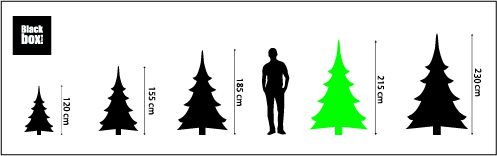 Искусственная сосна Black Box Trees Medford зеленая 2,15м