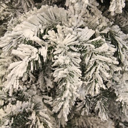 Искусственная сосна Black Box Trees Dinsmore Frosted зеленая со снегом 45см