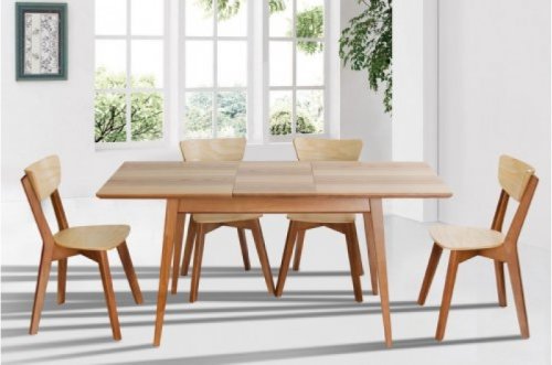 Стол обеденный МИКС-мебель Рондо натуральный/орех