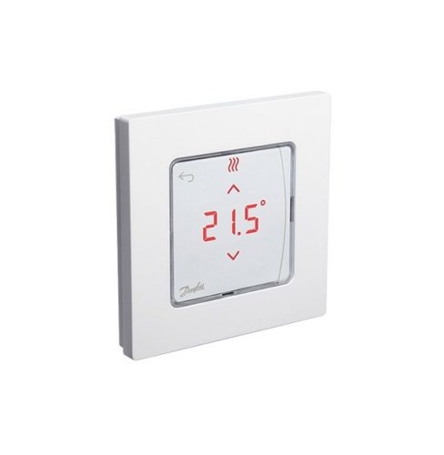 Терморегулятор Danfoss Icon RT Display On-Wall 0-40°C, сенсорный, накладной, 24V (088U1055)