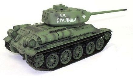 Танк на радиоуправлении 1:16 Heng Long T-34 с пневмопушкой и и/к боем (Upgrade)