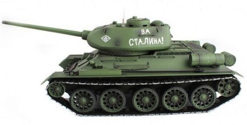 Танк на радиоуправлении 1:16 Heng Long T-34 с пневмопушкой и и/к боем (Upgrade)