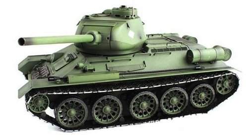 Танк на радиоуправлении 1:16 Heng Long T-34 с пневмопушкой и и/к боем (Upgrade)